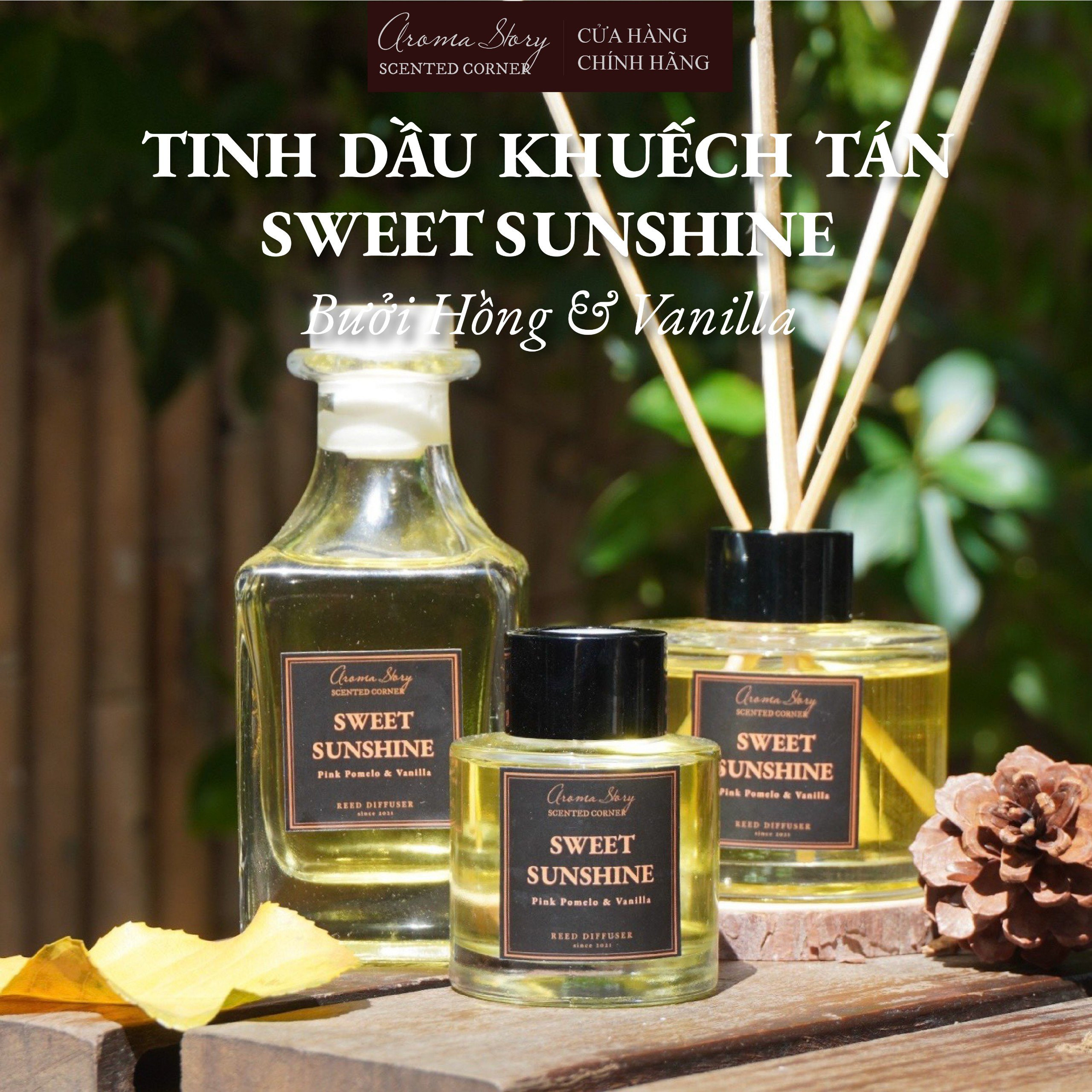 Tinh Dầu Khuếch Tán Bamboo Forest Aroma Story Size 50ml/100ml/150ml