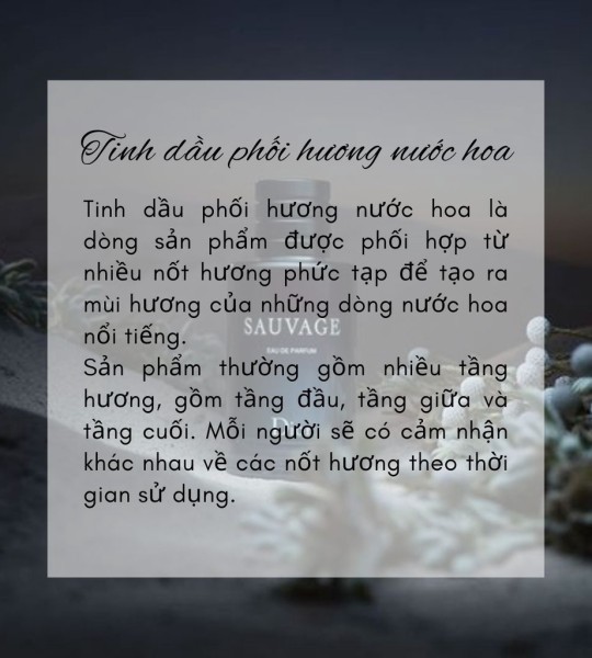 Tinh Dầu Phối Hương Các Dòng Nước Hoa Nổi Tiếng Aroma Story, Dùng Để Làm Nến Thơm, Xông Thơm Phòng