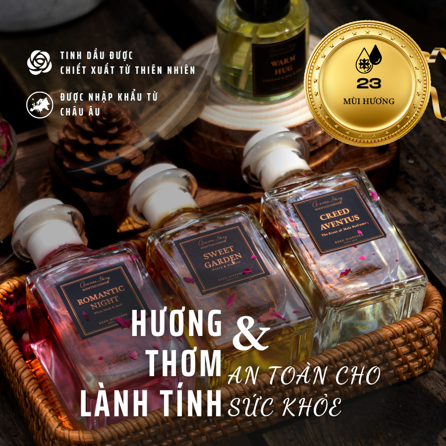 Tinh Dầu Khuếch Tán Aroma Story Nhiều Hương Size 50ml/100ml