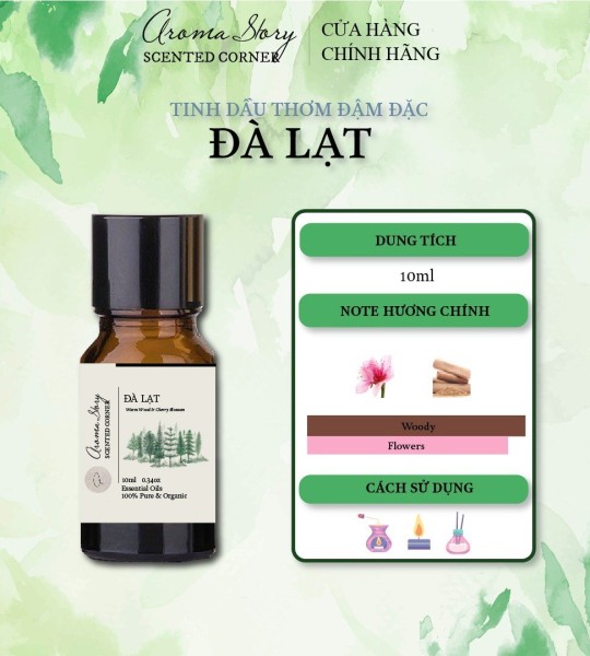 Tinh Dầu Hợp Hương Đà Lạt Aroma Story 10ml Dùng Để Xông Phòng, Làm Nến