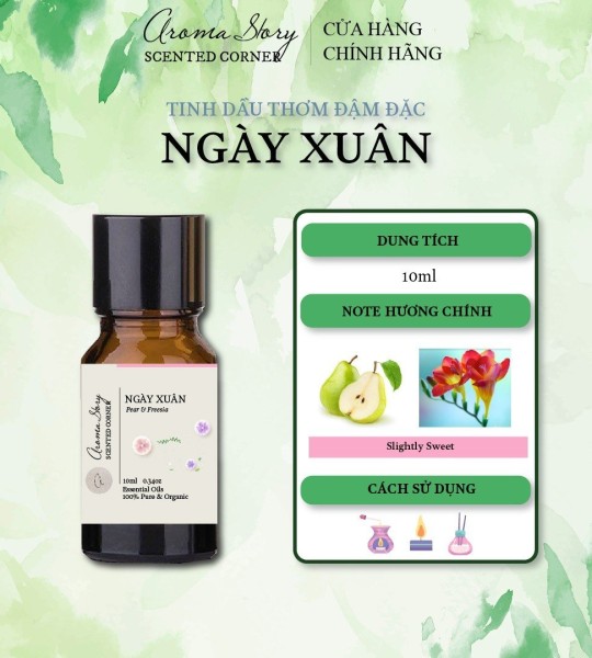 Tinh Dầu Hợp Hương Ngày Xuân Aroma Story 10ml Dùng Để Xông Phòng, Làm Nến