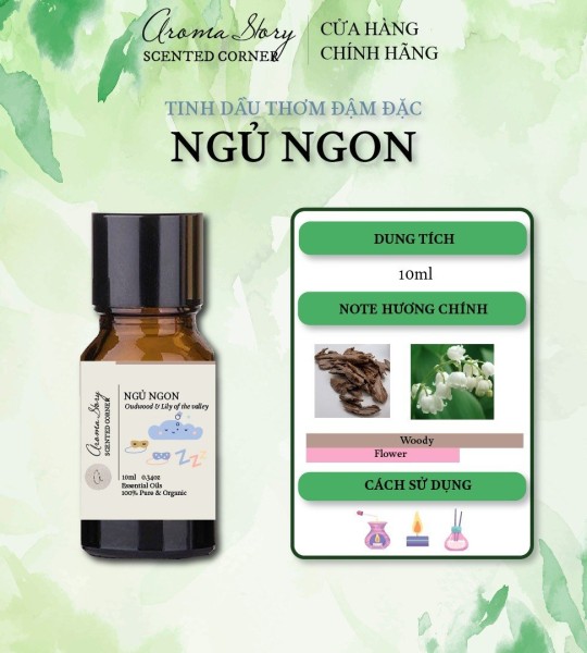 Tinh Dầu Hợp Hương Ngủ Ngon Aroma Story 10ml Dùng Để Xông Phòng, Làm Nến