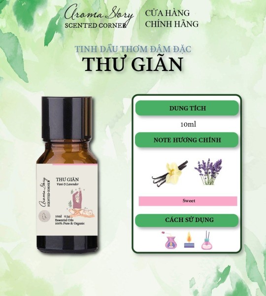 Tinh Dầu Hợp Hương Thư Giãn Aroma Story 10ml Dùng Để Xông Phòng, Làm Nến