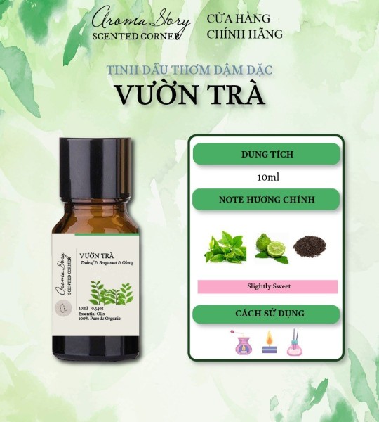 Tinh Dầu Hợp Hương Vườn Trà Aroma Story 10ml Dùng Để Xông Phòng, Làm Nến