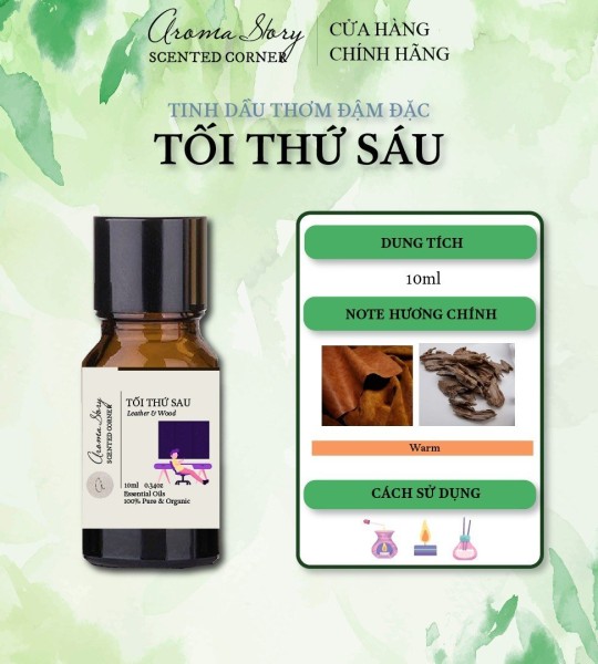 Tinh Dầu Hợp Hương Tối Thứ Sáu Aroma Story 10ml Dùng Để Xông Phòng, Làm Nến