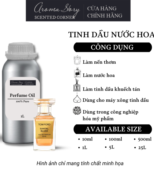 Tinh Dầu Nước Hoa Aroma Story Tom Ford - Santal Blush Perfume