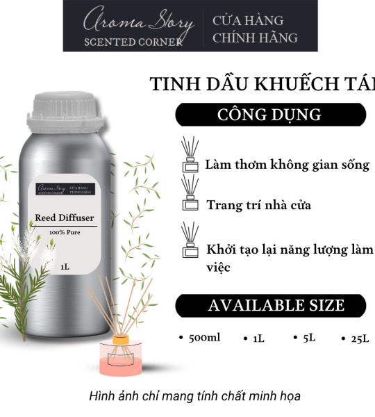 Tinh Dầu Khuếch Tán Giá Lít Aroma Story Hương Tràm Gió (CAJEPUT) - Dùng Để Làm Thơm Phòng, Khộng Gian Sống