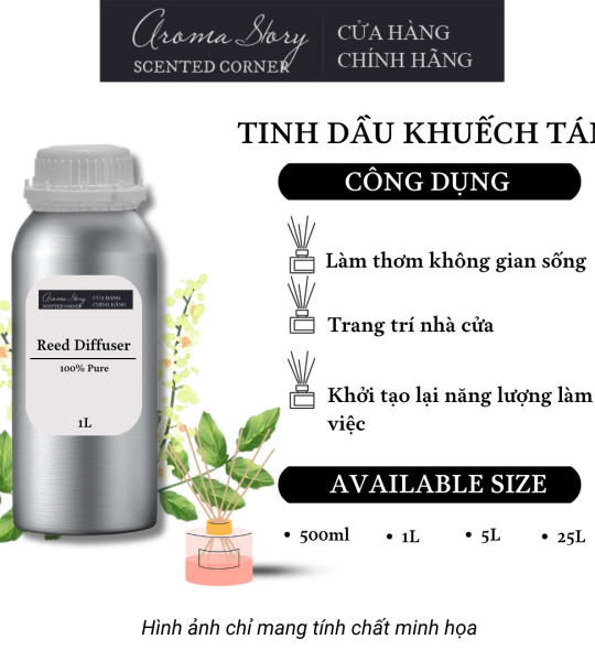 Tinh Dầu Khuếch Tán Giá Lít Aroma Story Hương Trầm Trung Đông (Middle East)- Dùng Để Làm Thơm Phòng, Không Gian Sống