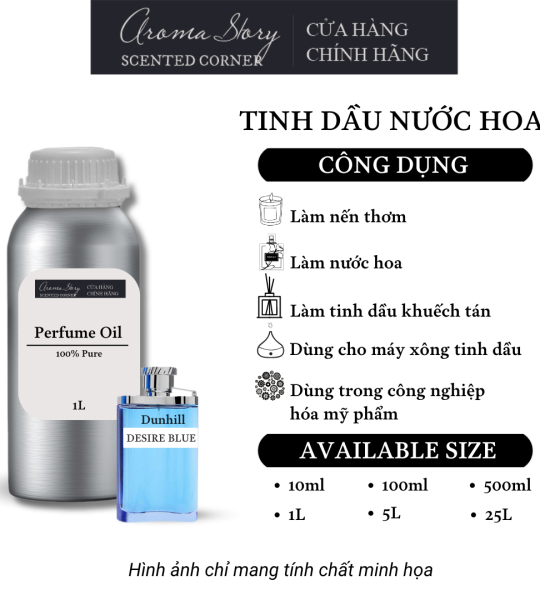 Tinh Dầu Nước Hoa Alfred Dunhill - Dunhill Desire Blue  Perfume Aroma Story