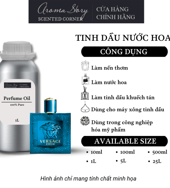 Tinh Dầu Nước Hoa Aroma Stor Versace - Versace Eros Perfume