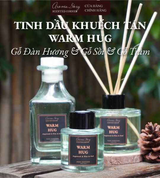 Tinh Dầu Khuếch Tán Warm Hug Aroma Story Size 50ml/100ml/150ml