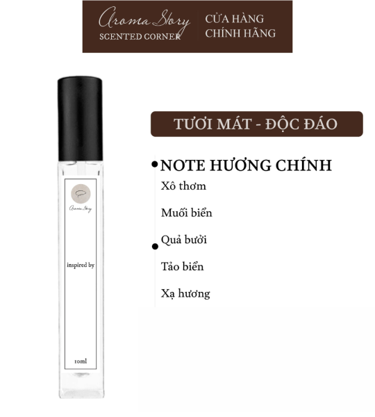 Nước Hoa Unisex Woodsage & Seasalt EDP Aroma Story Size 10ml/50ml