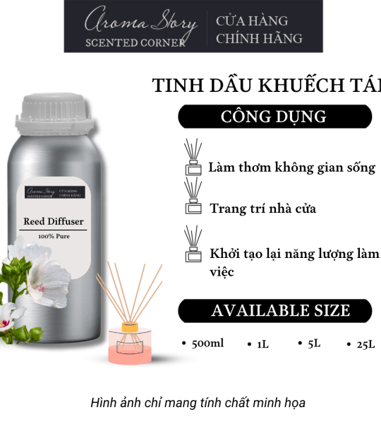 Tinh Dầu Khuếch Tán Giá Lít Aroma Story Hương Xạ Hương (White Musk)- Dùng Để Làm Thơm Phòng, Không Gian Sống