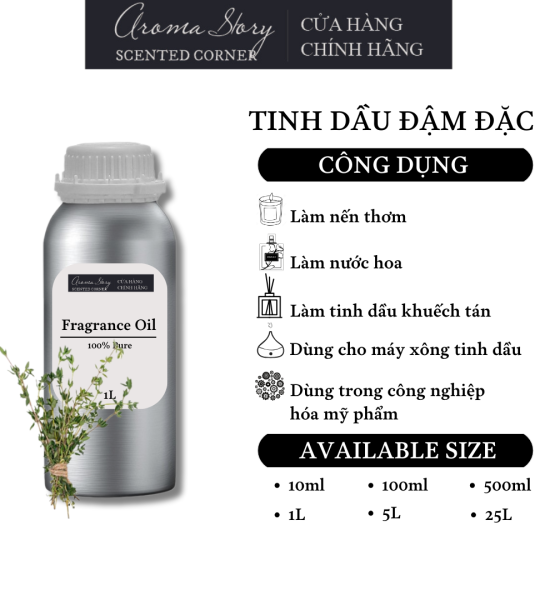 Tinh Dầu Đậm Đặc Aroma Story Hương Xạ Hương (White Musk)- Dùng Để Làm Nến Thơm, Nước Hoa, Tinh Dầu Khuếch Tán