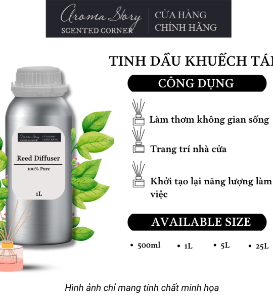 Tinh Dầu Khuếch Tán Giá Lít Aroma Story Hương Xá Xị (Sarsi) - Dùng Để Làm Thơm Phòng, Không Gian Sống