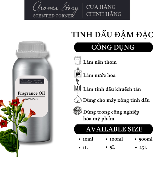 Tinh Dầu Đậm Đặc Aroma Story Hương Xì Gà (Cigar) - Dùng Để Làm Nến Thơm, Nước Hoa, Tinh Dầu Khuếch Tán, Máy Xông