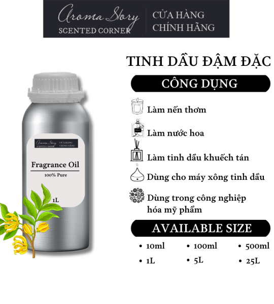 Tinh Dầu Đậm Đặc Aroma Story Hương Hoa Ngọc Lan Tây - Dùng Để Làm Nến Thơm, Nước Hoa, Tinh Dầu Khuếch Tán, Máy Xông